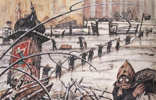 М. Добужинский. Петроград. 1920