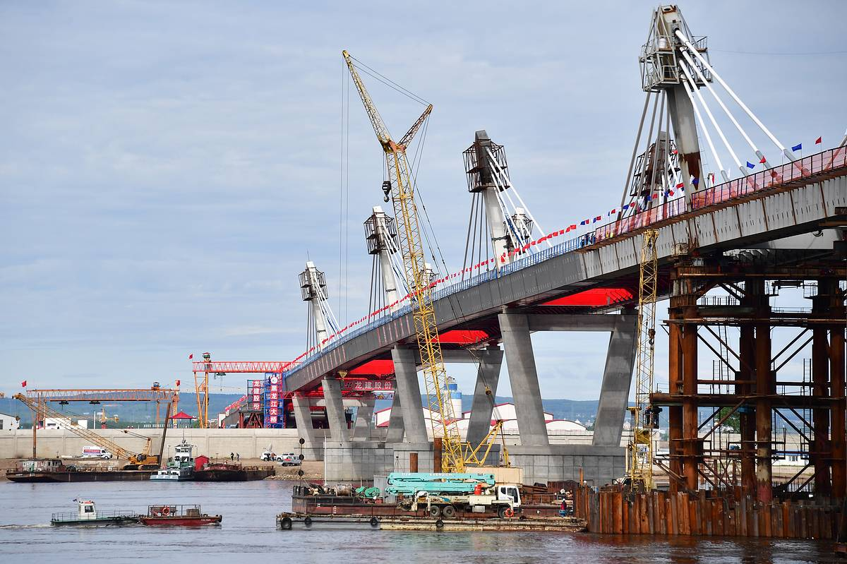 Мост из благовещенска в китай