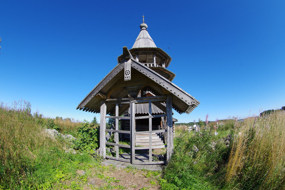 Часовни Карелии зима