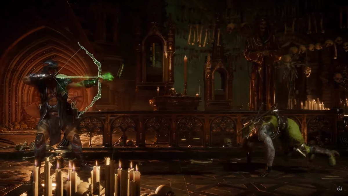 Ночной волк из Mortal Kombat 11