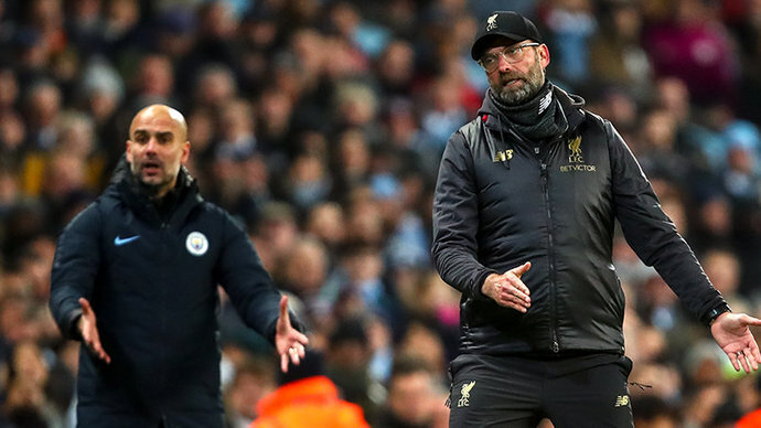 Хосеп Гвардиола (слева) и Юрген Клопп. Фото: Getty Images