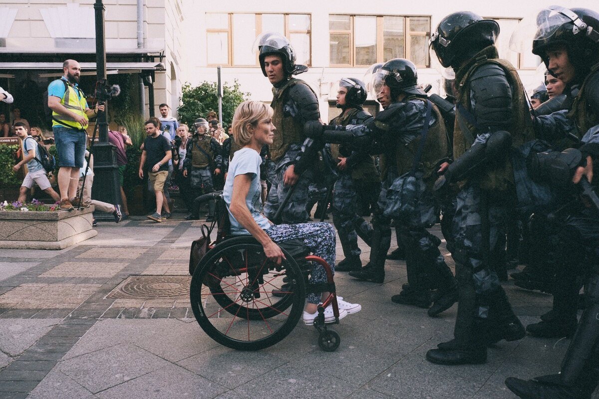 Протесты в Москве
