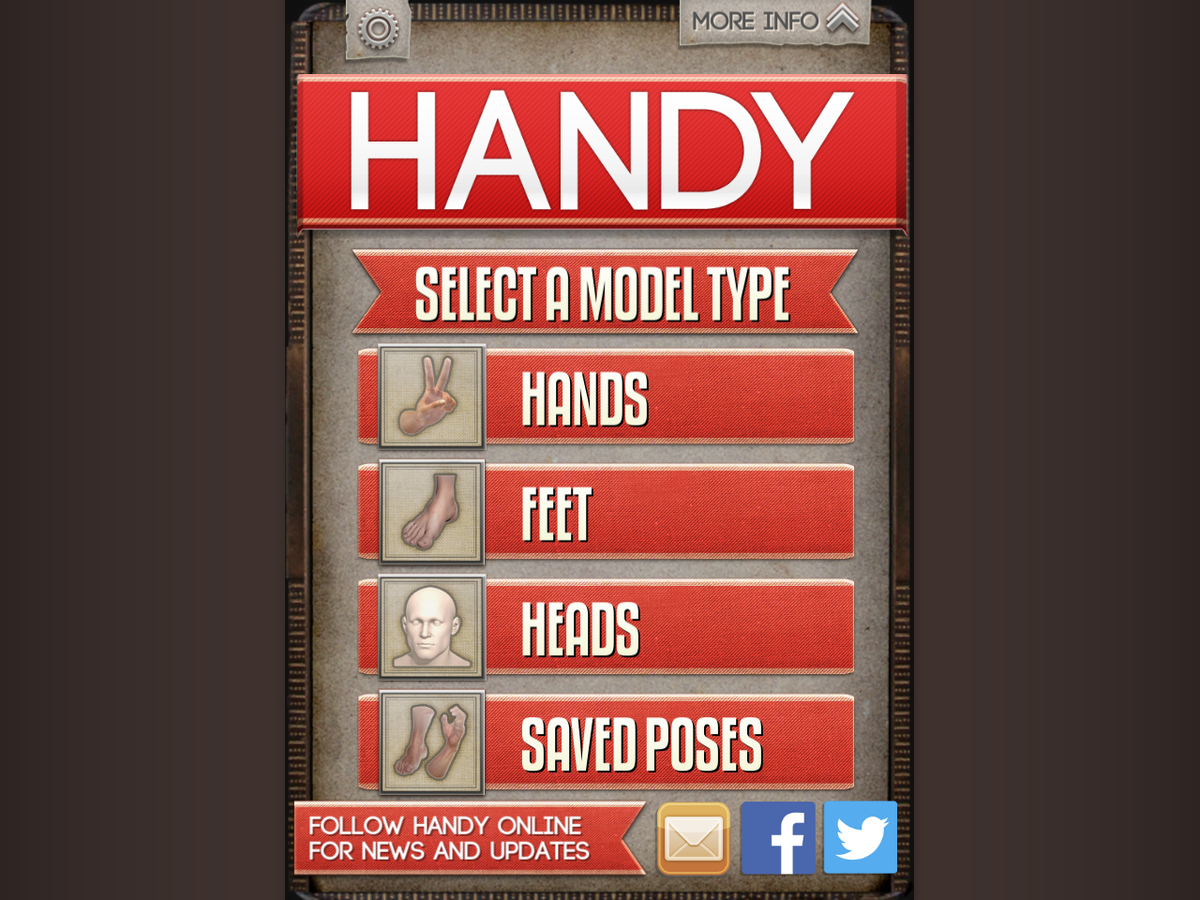 Полистайте разделы приложения