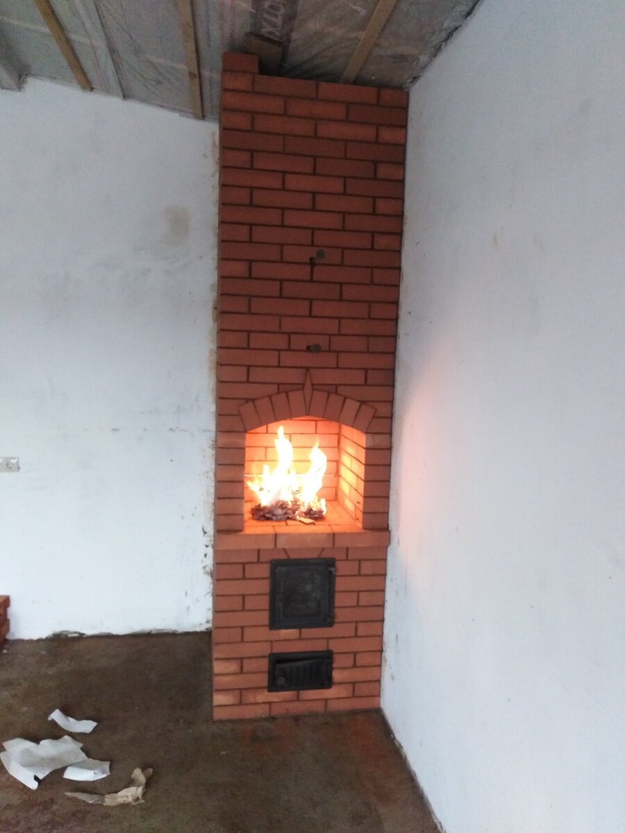 Пробная топка. 