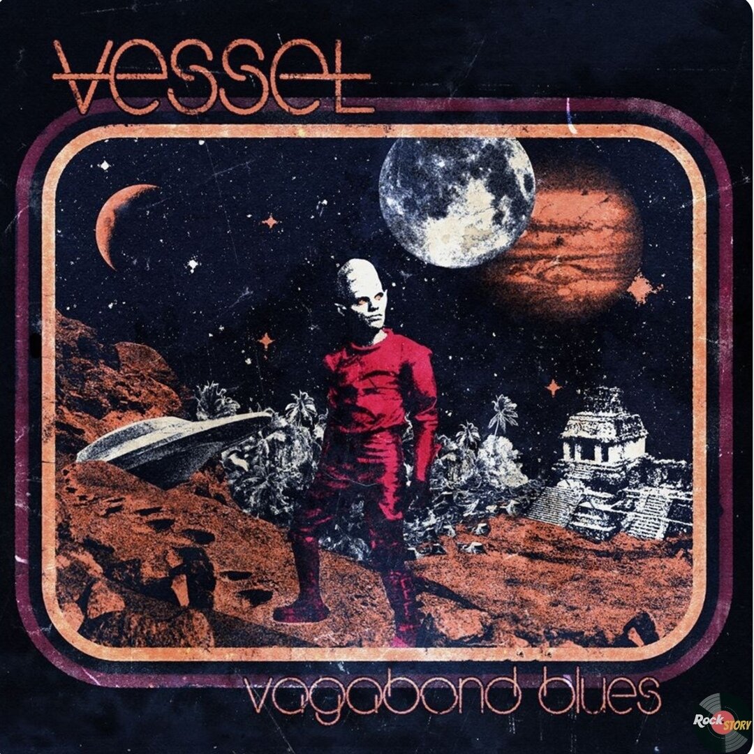 На фотографии: обложка альбома Vagabond Blues группы Vessel 