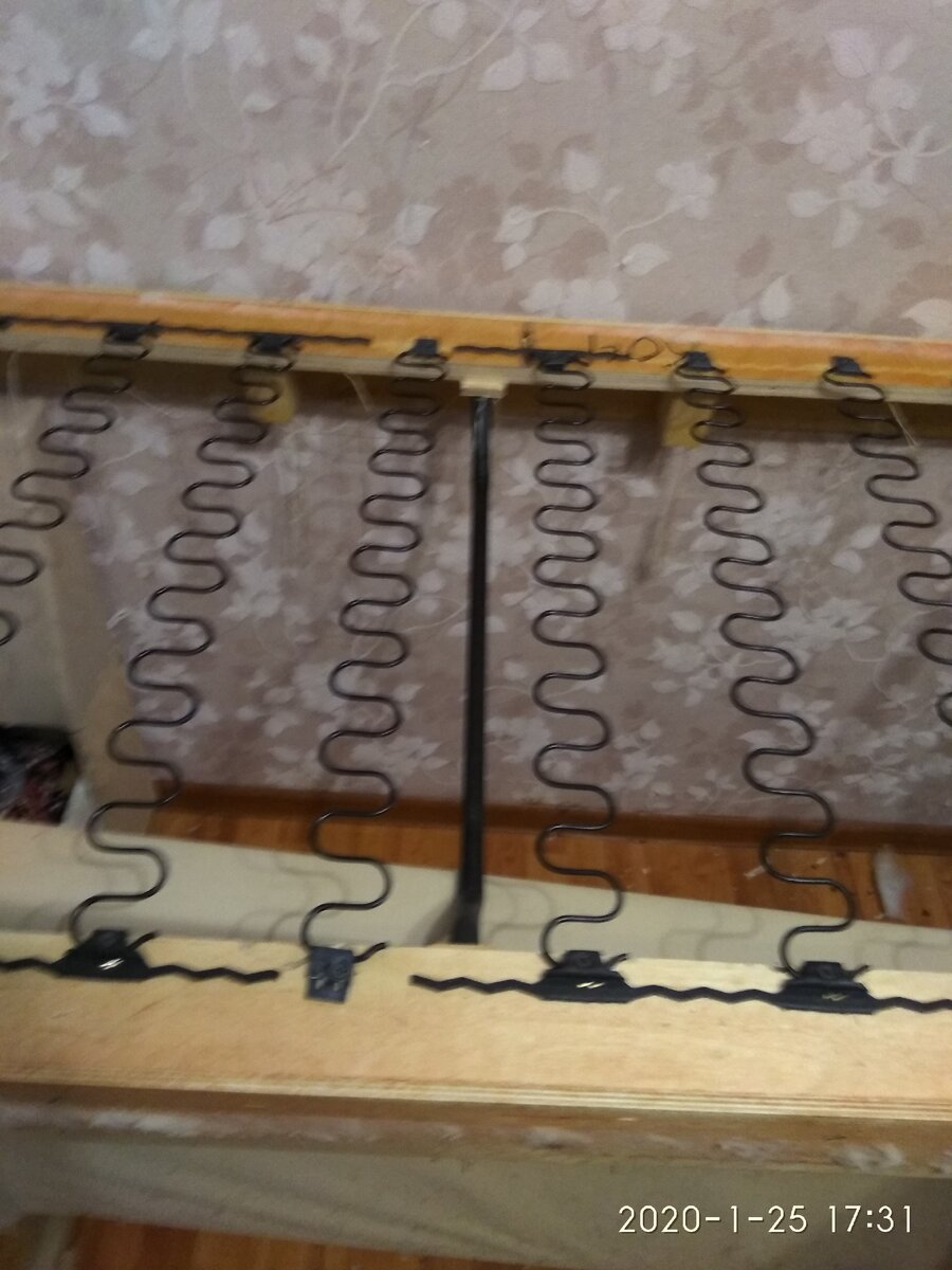 Разборка дивана 