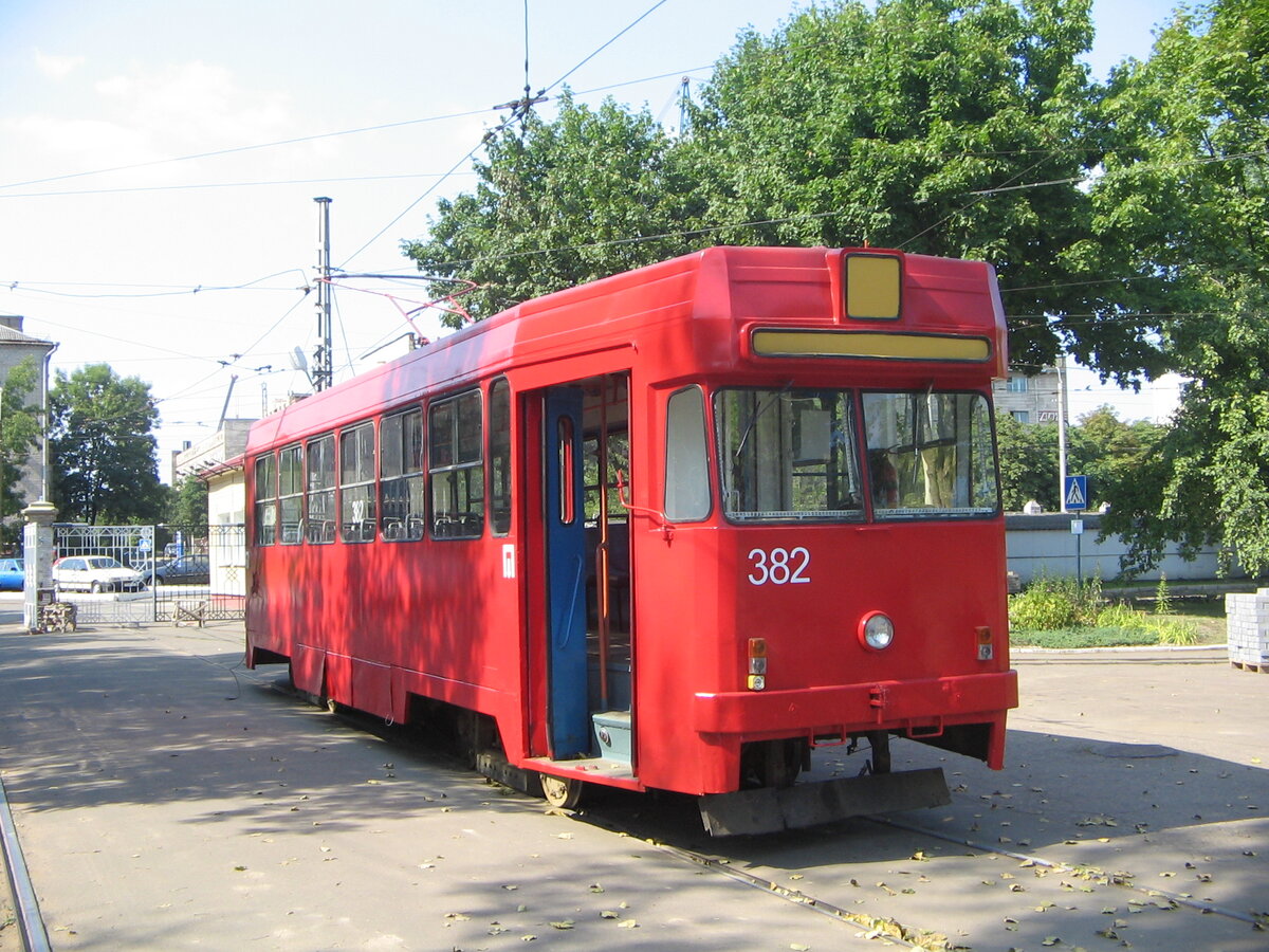 Вагон РВЗ-ДЭМЗ, г. Минск, трамвайное депо, 19.08.2008 года