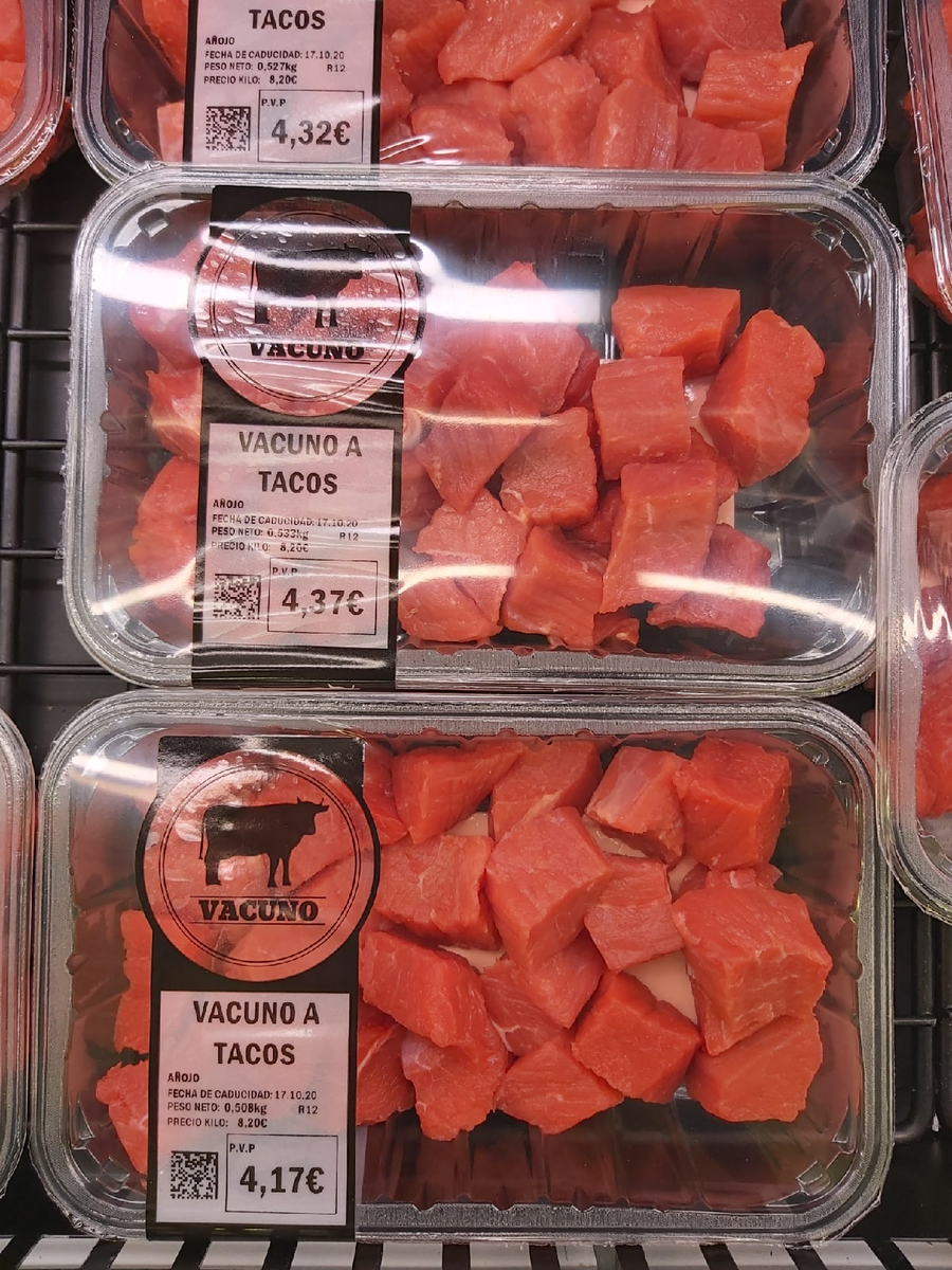 Мясо говядины в Меркадоне