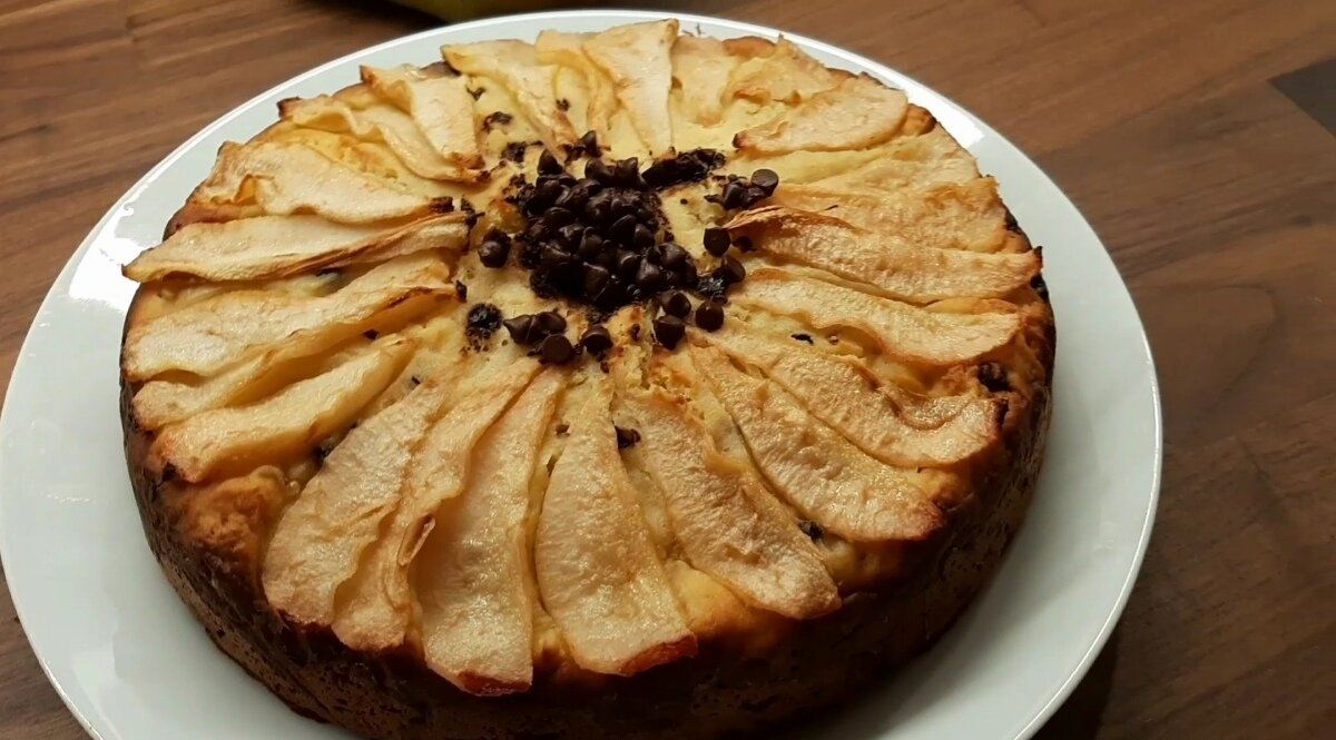 Вот такой вот пирог с грушами у меня получился! 