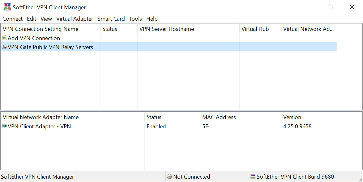 4. Теперь выбираем нужную страну двойным кликом (либо жмем Connect) - берем любую европейскую, например Германия, Франция, Англия и т.д, жмем ОК и ждем подключения