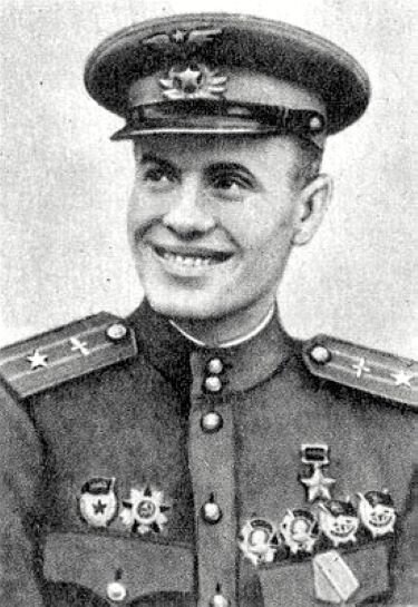 Герой Советского Союза гвардии майор В.А. Князев после войны.