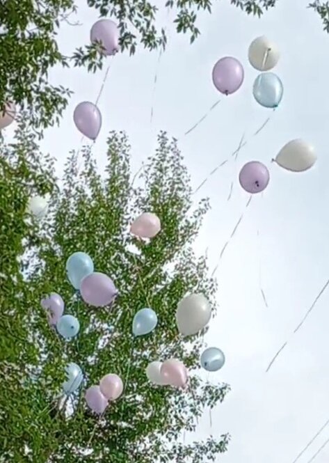 Запускали шары с желаниями