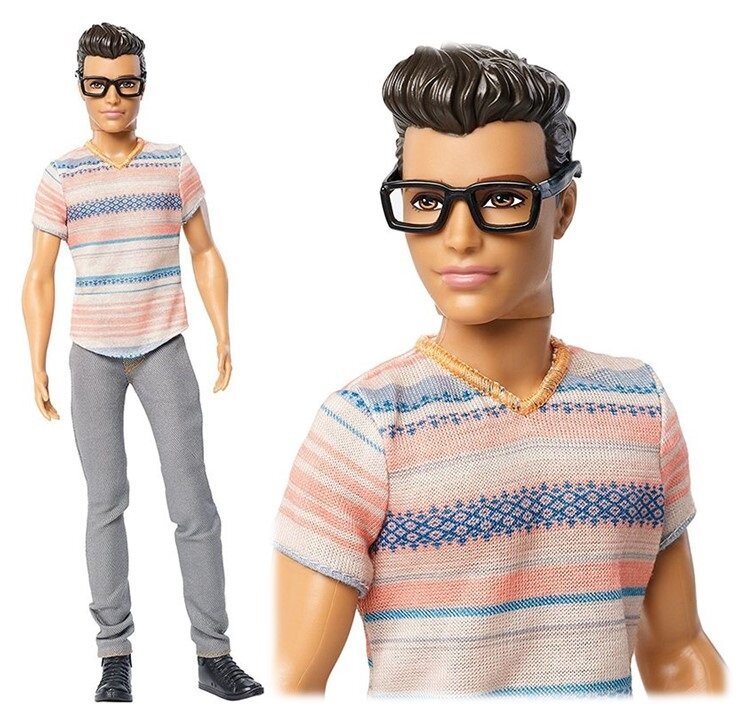 Barbie Fashionistas Ken Stylin Stripes №3 (2015 год)