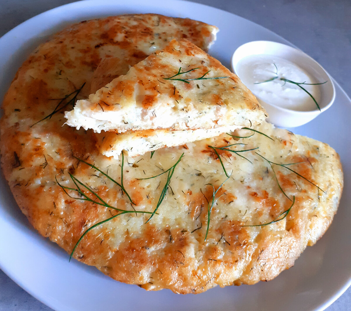 Картофельный пирог с курицей