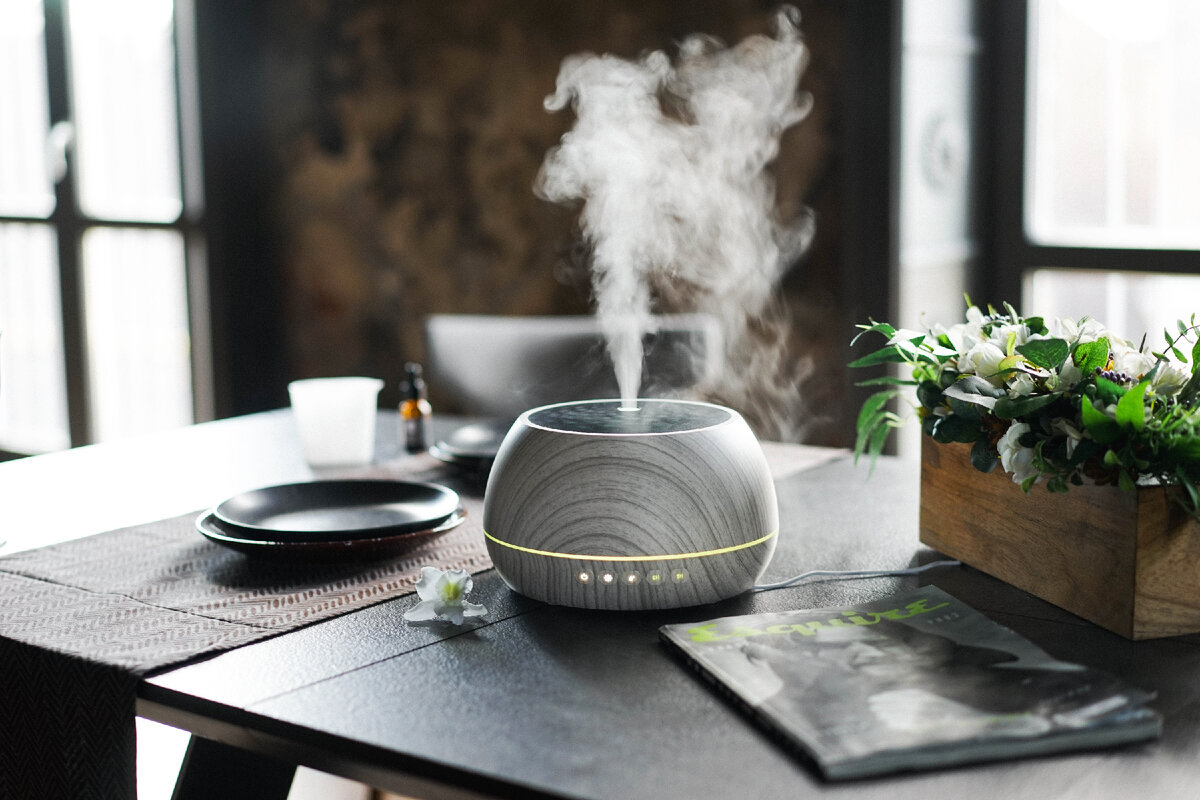 Аромадиффузор с ионизатором и Bluetooth колонкой Mandala Blanc