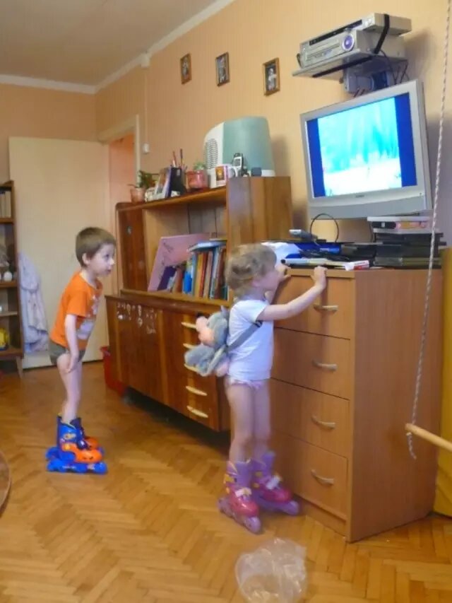 Мася с Сыном пару лет спустя. Из семейного архива.