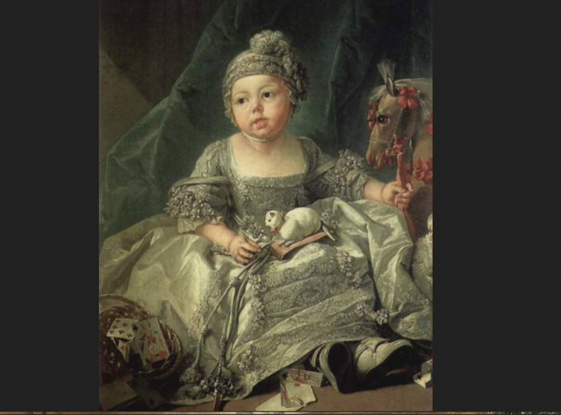 Франсуа Буше. «Портрет Луи Филиппа Жозефа, герцога Монпасье, ребёнком» 