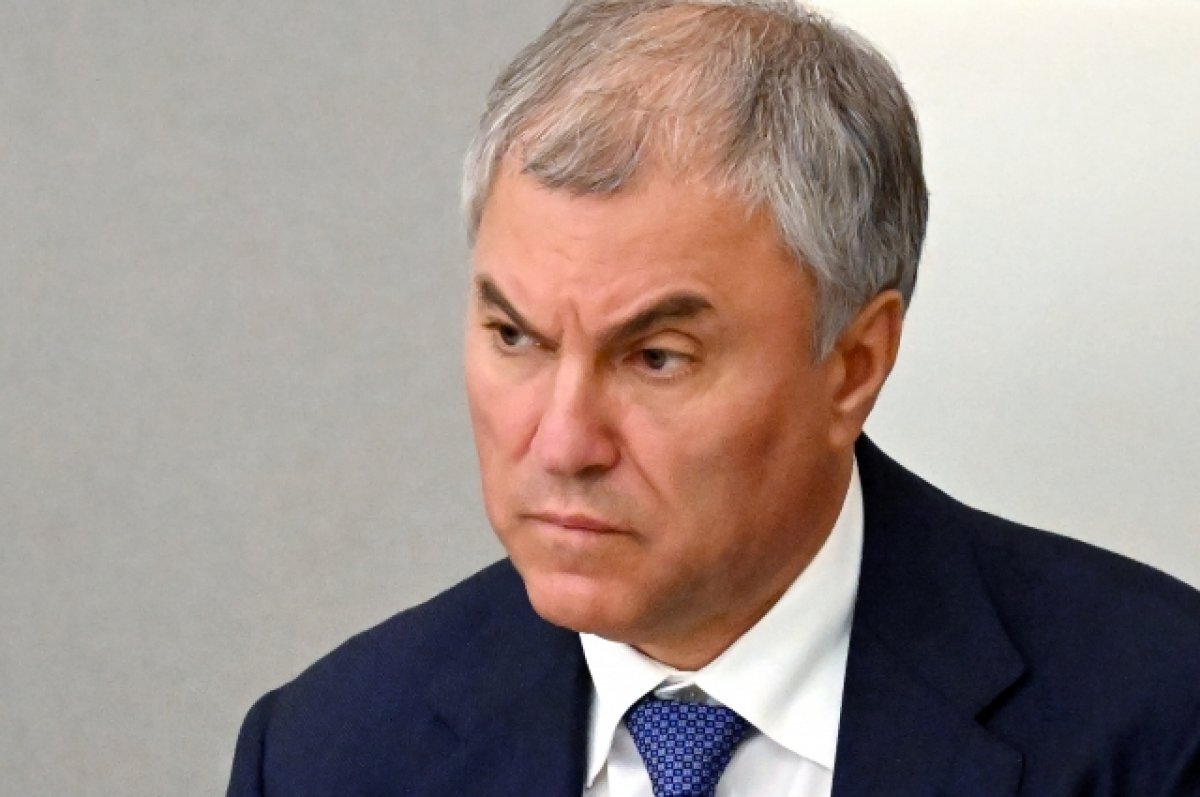    Володин поддержал решение ввести временное ограничение на экспорт топлива