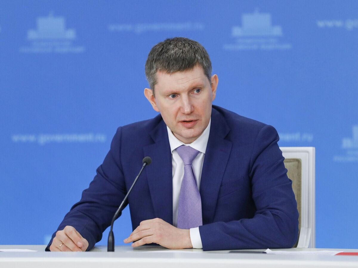    Министр экономического развития РФ Максим Решетников во время брифинга© РИА Новости / Дмитрий Астахов