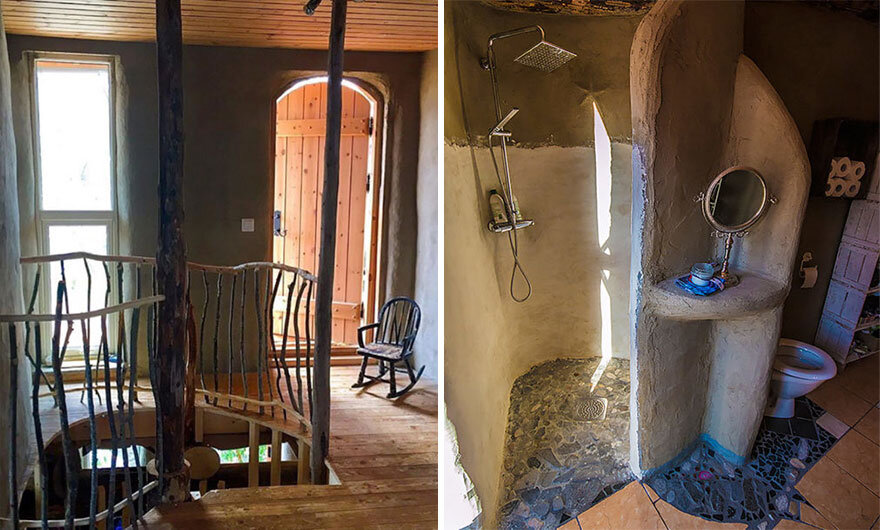 Интерьер дома под геокуполом