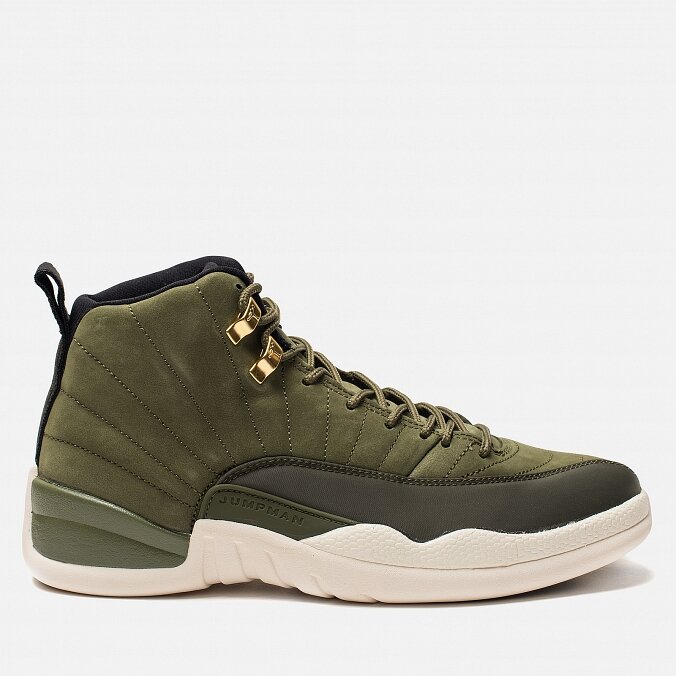 jordan 12 olive canvas