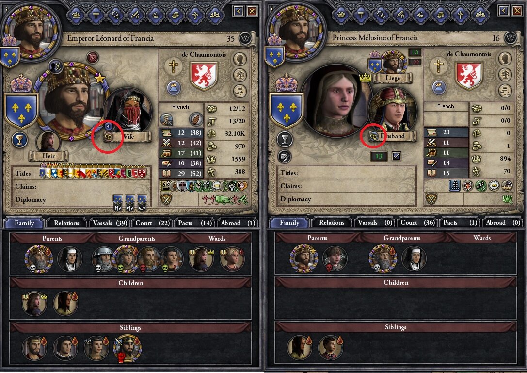 Обычный и матрилинейный браки