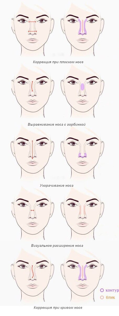 Как изменить форму носа при помощи макияжа - Статьи и обзоры | Интернет магазин COSMOHIT