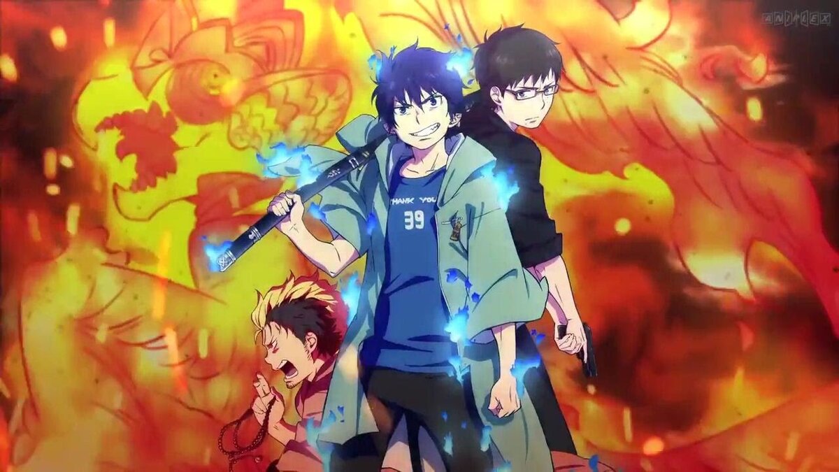 Синий экзорцист ТВ-2 / Ao no Exorcist: Kyoto Fujouou-hen. | Анигодно. | Дзен