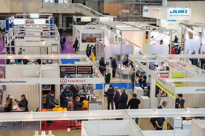 Фото с выставки Techtextil Russia