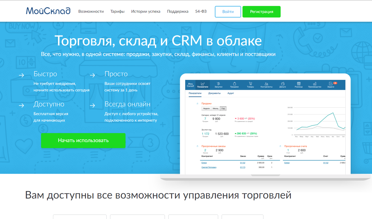 С данным продуктом я познакомился на одном из семинаров и он сразу привлек внимание. Удобный интерфейс и низкий порог вхождения.