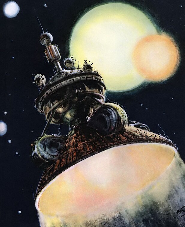 «Звездолет». Художник Н. Кольчицкий