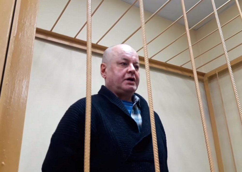 Аркадий Орлов в суде. Кадр из видео ФАН