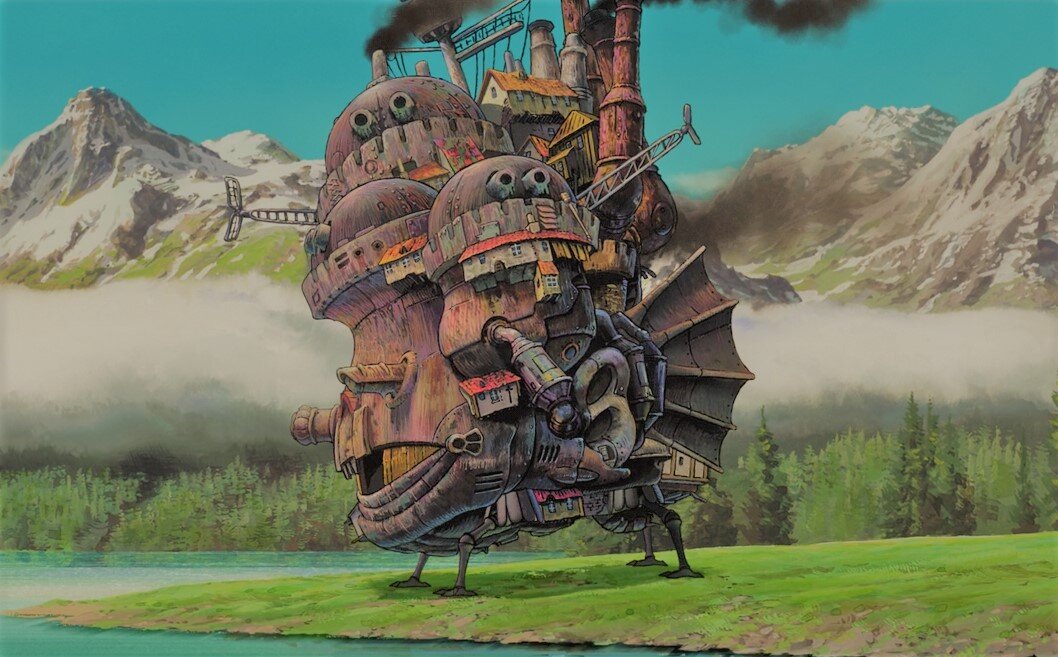 аниме ходячий замок хаул. ходячий замок 2004. хаяо миядзаки замок хаула. хаула миядзаки. хаула миядзаки.