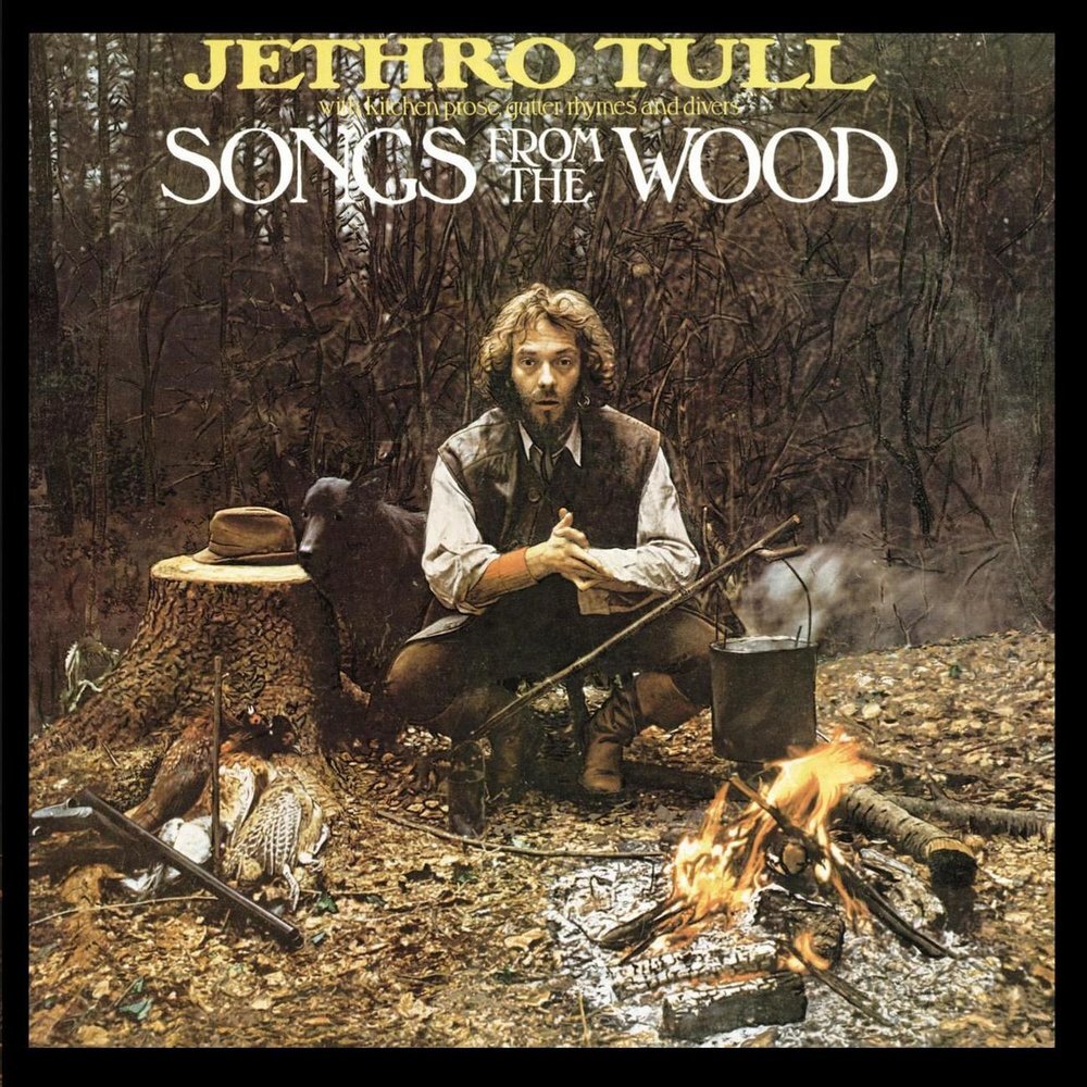 Лицевая сторона конверта Songs From the Wood (1977)