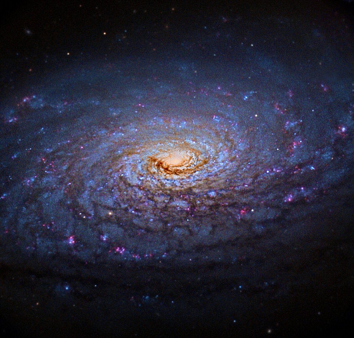 Галактика "Подсолнух" фото получено телескопом 2m RCC Telescope 26 июня 2011