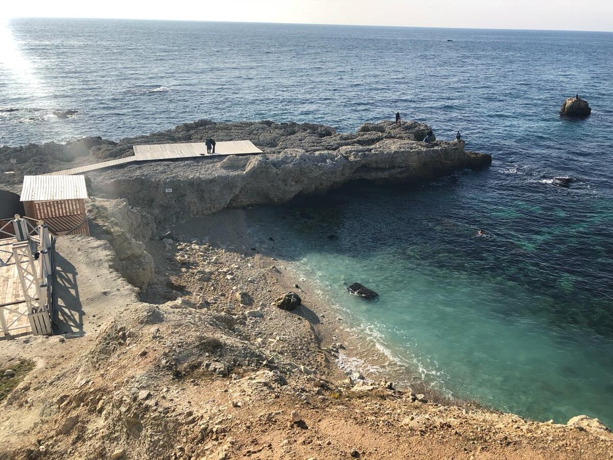 пляж в севастополе голубая бухта