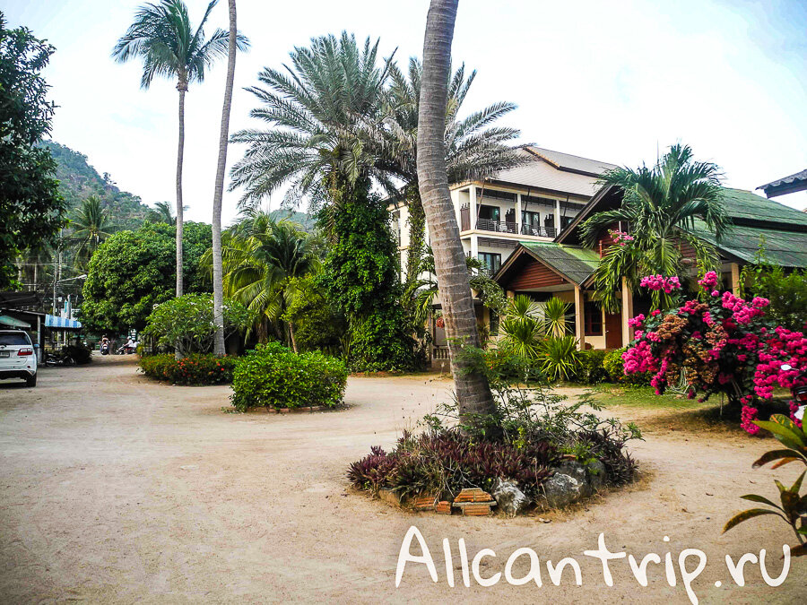 Территория, на которой расположены бунгало