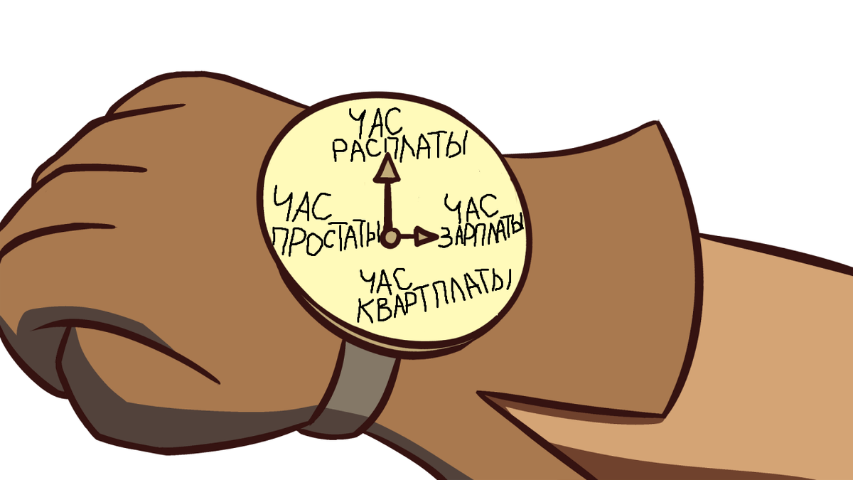 Картинка злые часы