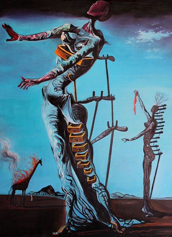 "Жираф в огне" 1937 год