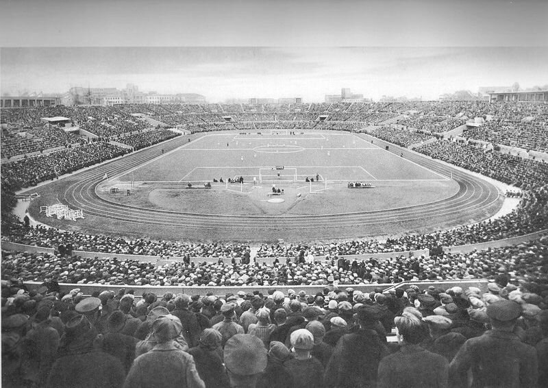 Стадион "Динамо". Фотография 1936 года