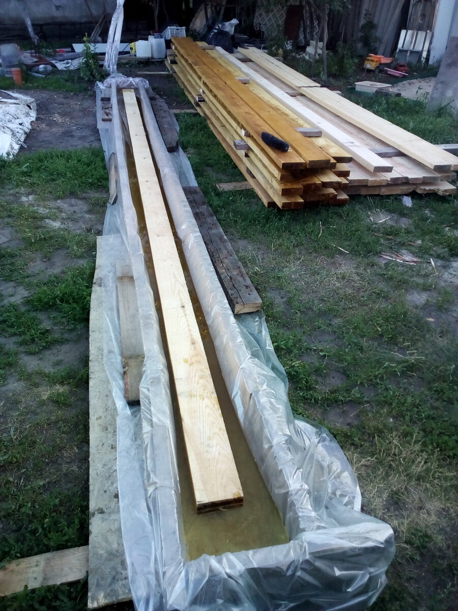 Ванна для антисептирования древесины своими руками