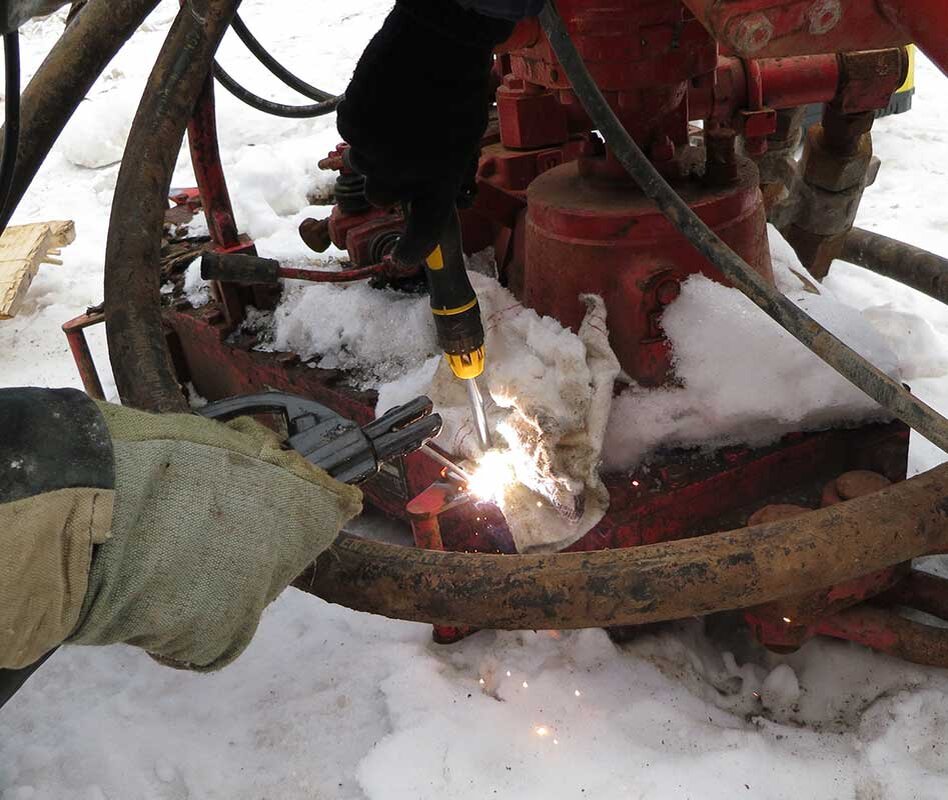 Монтаж RFID-метки методом сварки