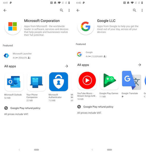 Новый Google Play