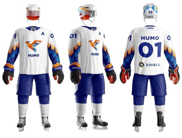Домашняя форма ХК "Хумо" Фото: vk.com/hockeyclubhumo