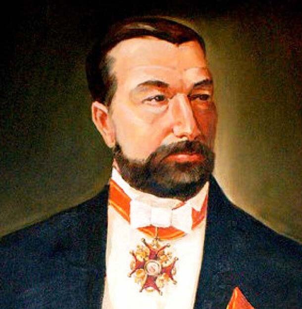 Пётр Арсеньевич Смирнов, основатель знаменитого бренда русских алкогольных напитков. 