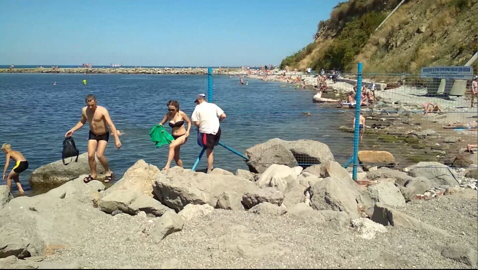 Пляж "Высокий берег", г-к Анапа