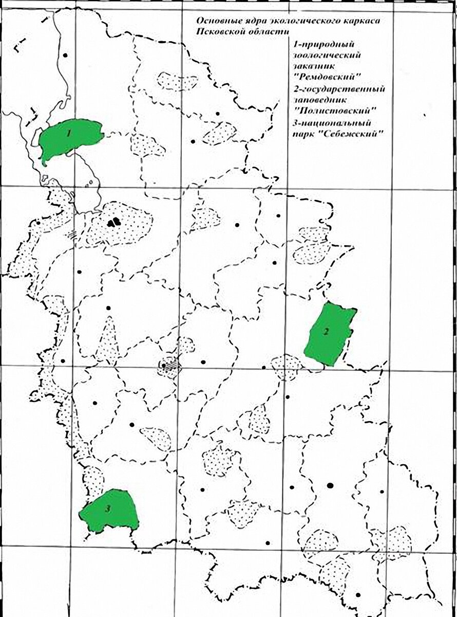 Экологическая карта псковской области