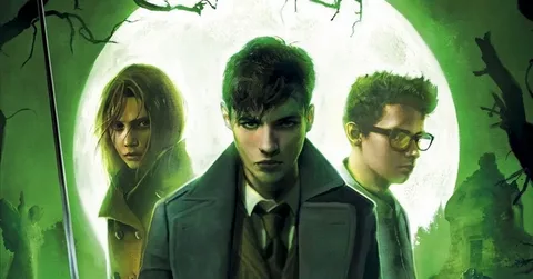 Главные герои серии "Агенство Локвуд и компания": Люси Карлайл, Энтони Локвуд, Джородж Каббинс.