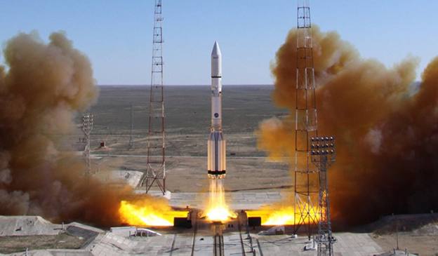 Запуск ракеты с Байконура