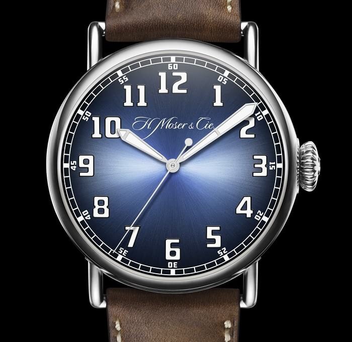 H. Moser Cie. Heritage Centre Seconds Funky Blue